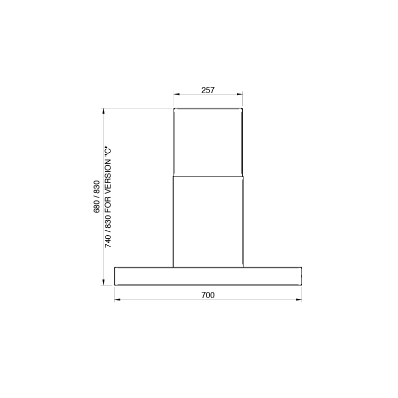 Opera ICA100C1  afzuigkap afbeelding 5