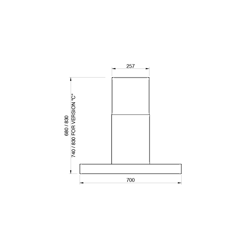 Opera ICA120B1  afzuigkap afbeelding 5