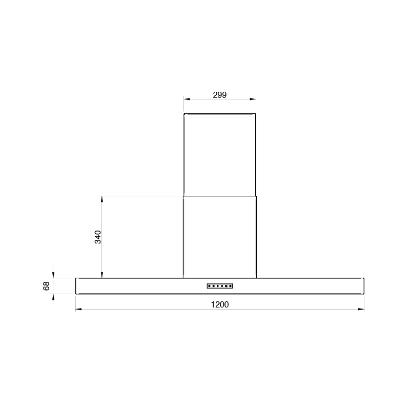 Opera afzuigkap  IPA120C1 afbeelding 4