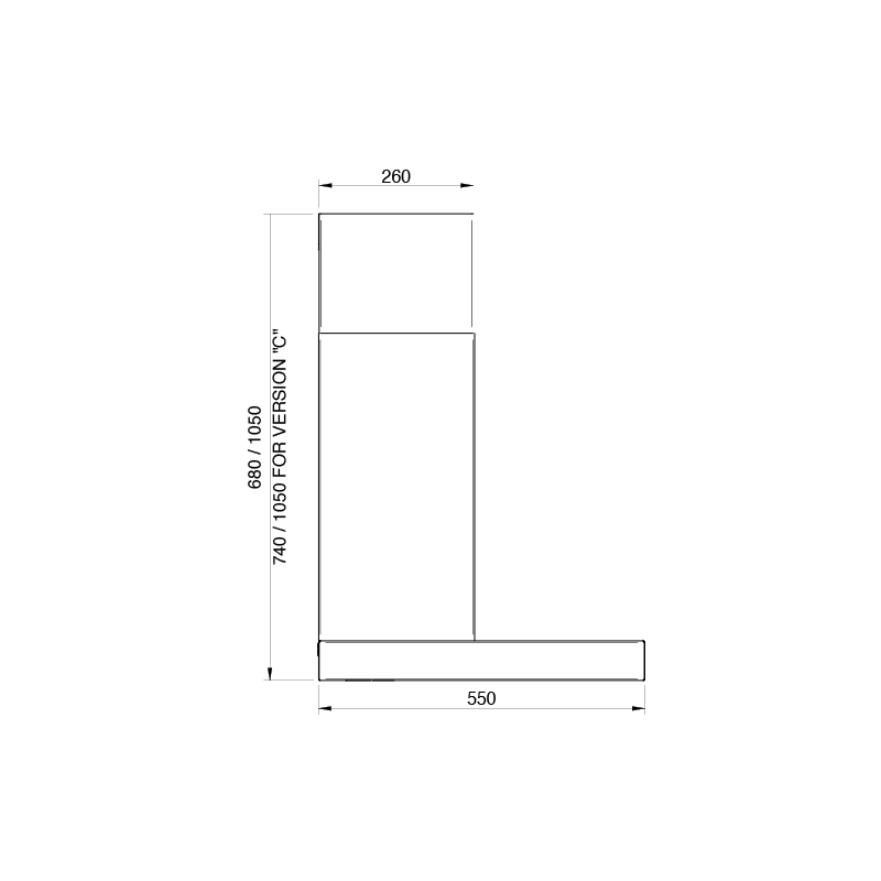 Opera WCA090C1  afzuigkap afbeelding 5