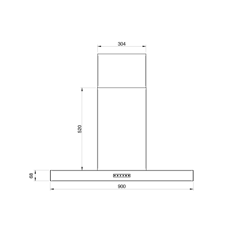 Opera afzuigkap  WPA090C1 afbeelding 4