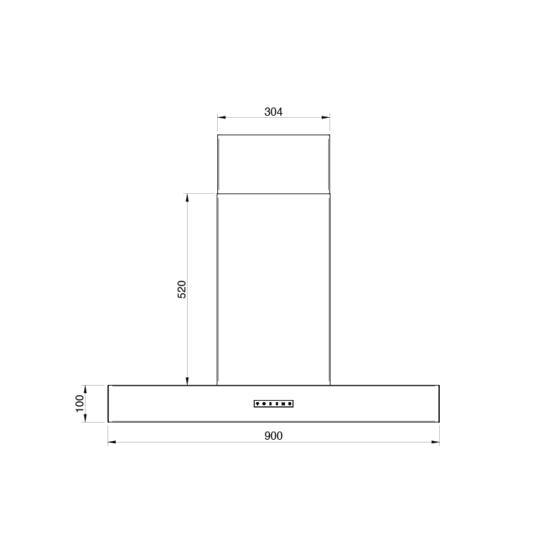 Opera afzuigkap  WST090A1 afbeelding 4