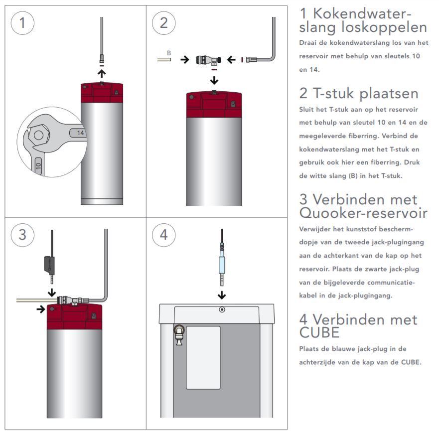 Quooker 22+CFRRVSCUBE  kokendwaterkraan afbeelding 5
