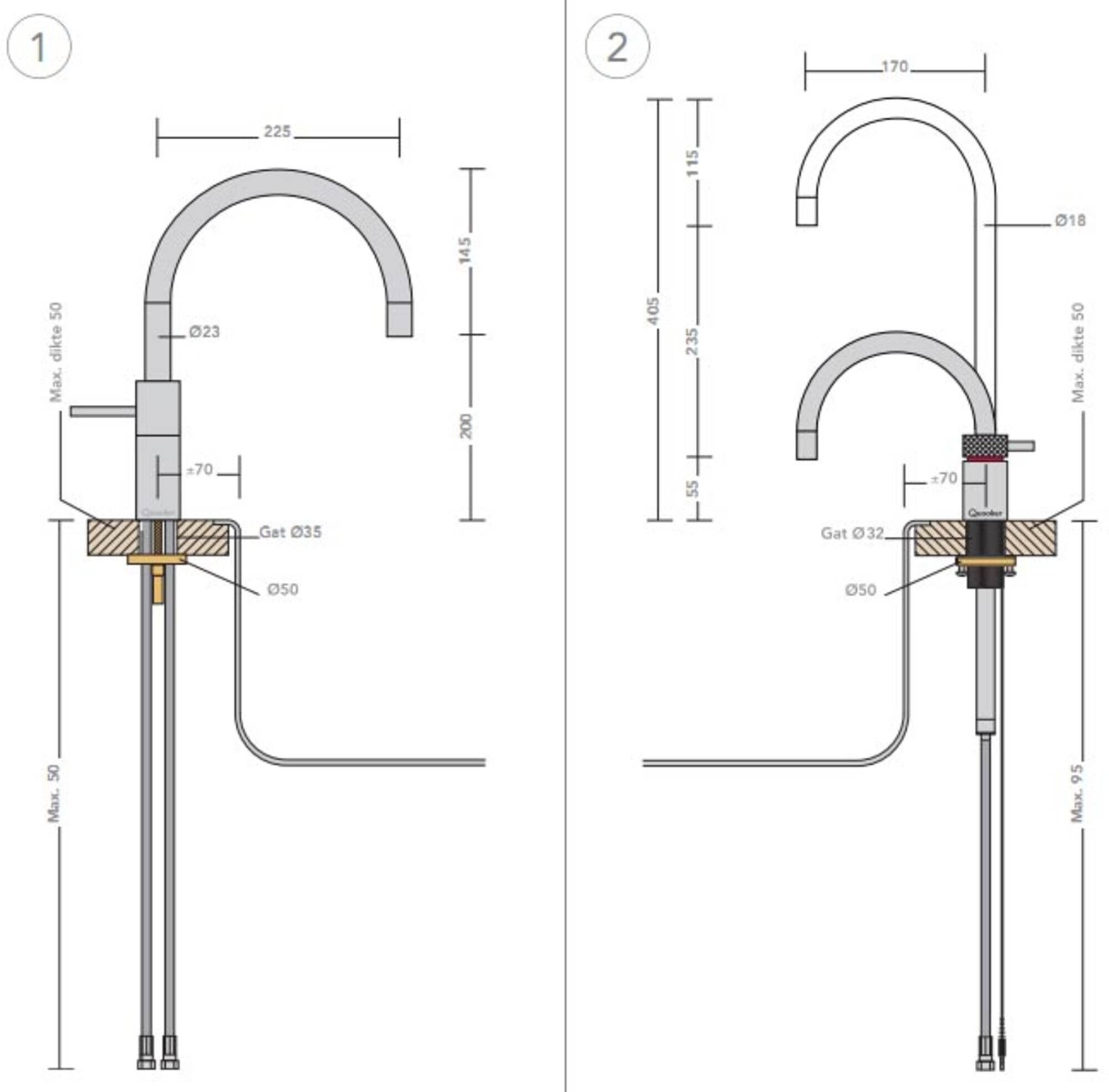 Quooker kokendwaterkraan  22+NRRVSTT afbeelding 4