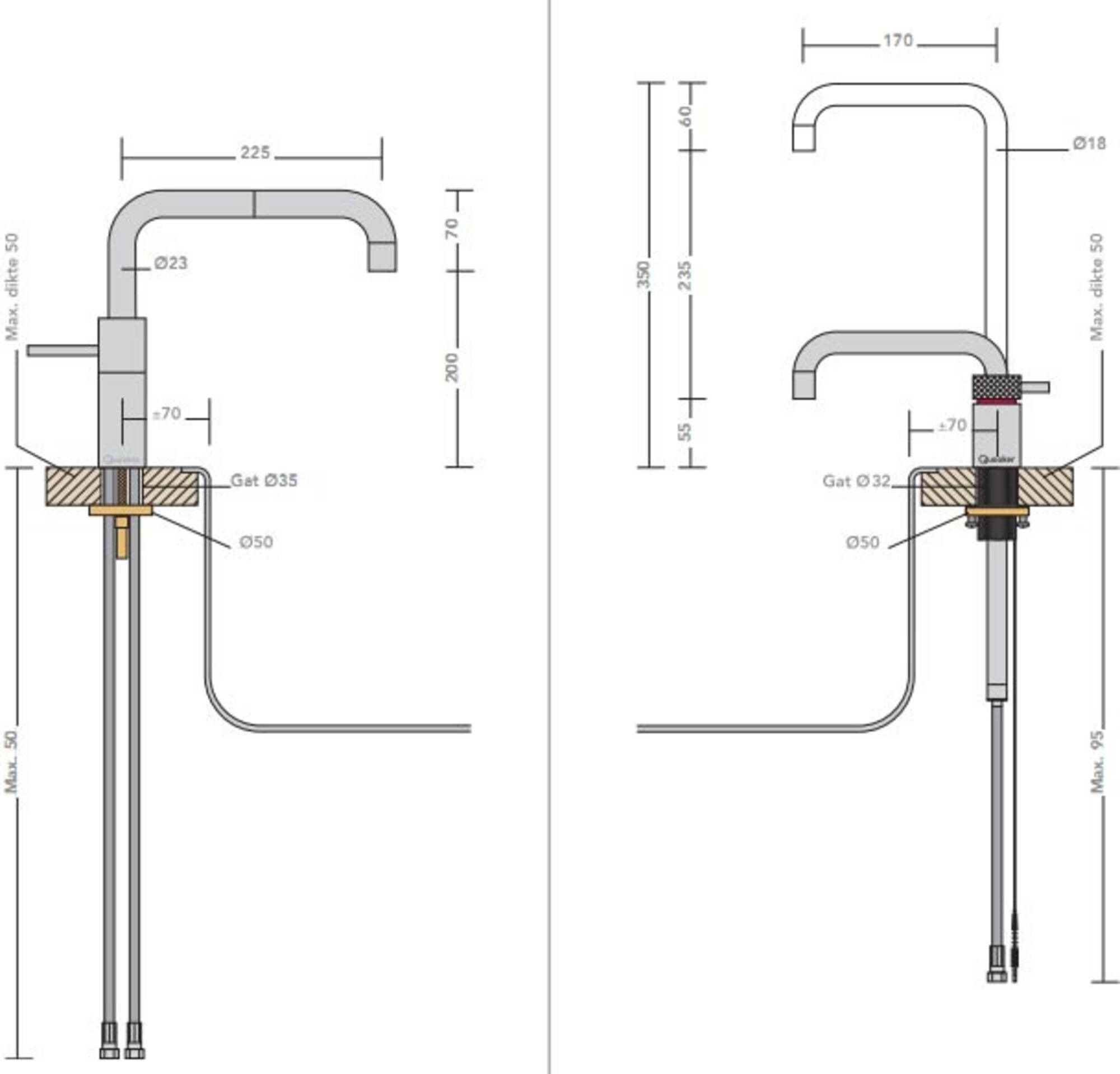 Quooker kokendwaterkraan 22+NSCHRTT afbeelding 3