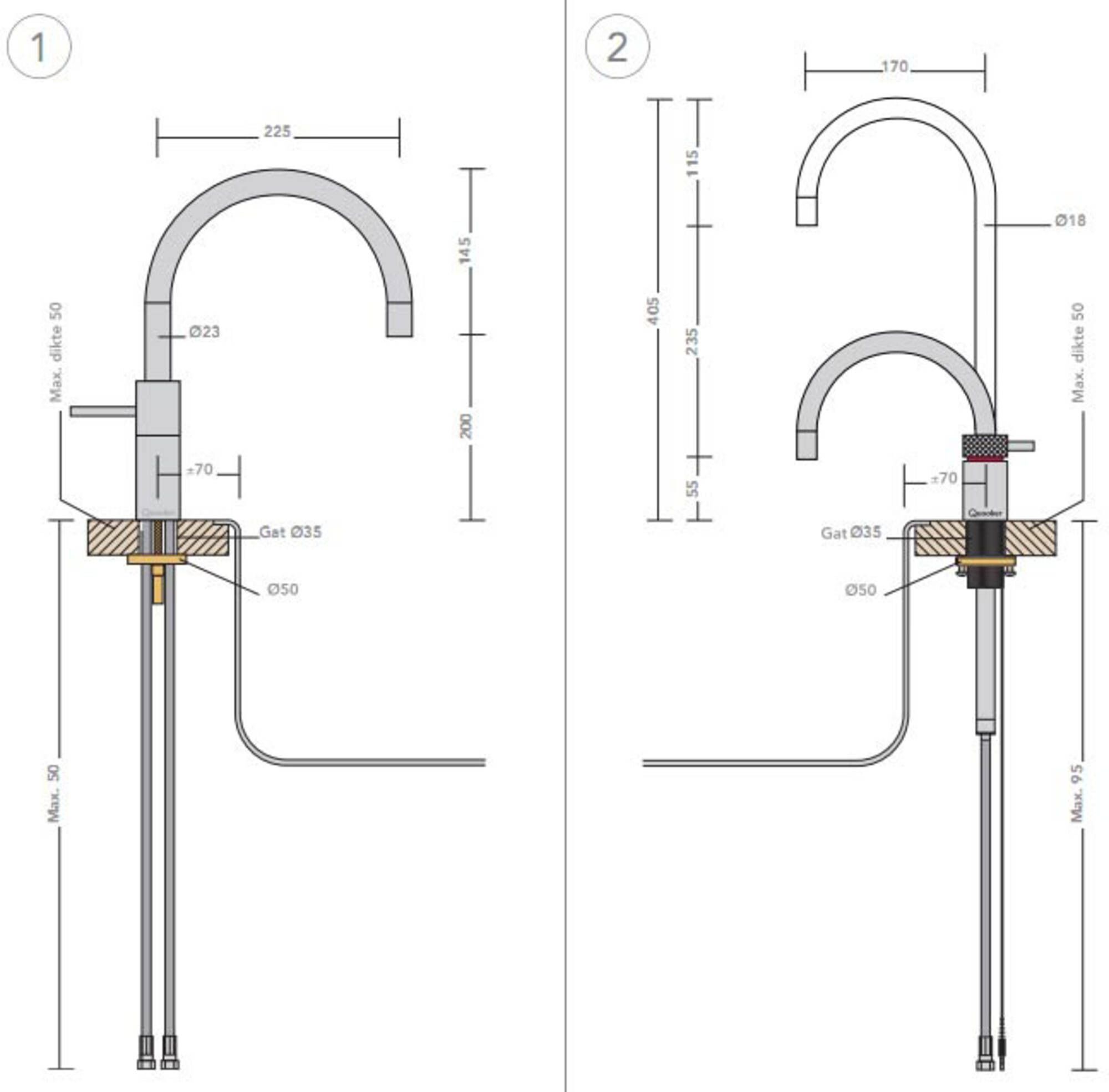 Quooker kokendwaterkraan  22NRRVSTT afbeelding 4