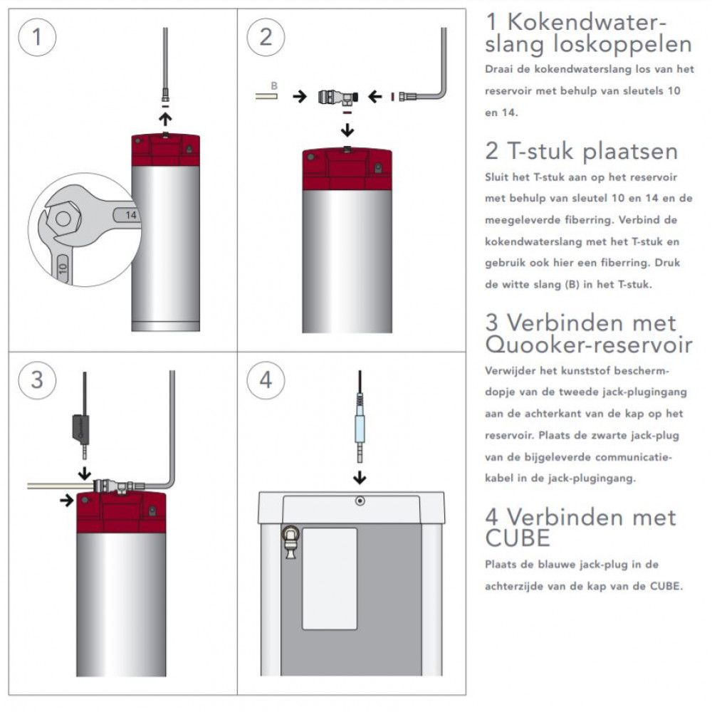 Quooker 3CNSRVSCUBE  kokendwaterkraan afbeelding 5