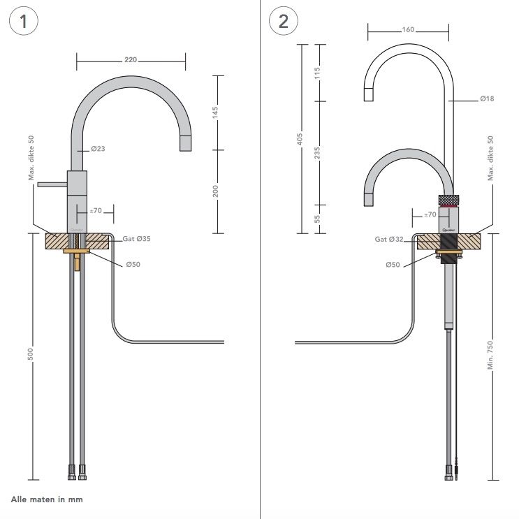 Quooker kokendwaterkraan 3NRRVSTT afbeelding 3