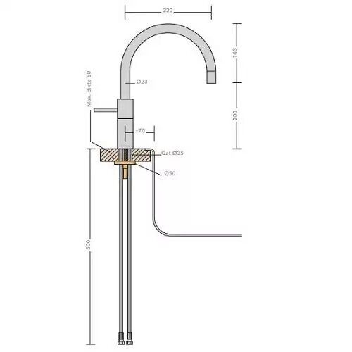 QUOOKER MKNRCHR  keukenkraan afbeelding 5
