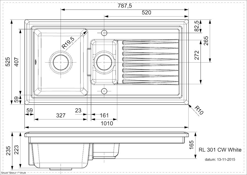 Reginox spoelbak R23884 afbeelding 3