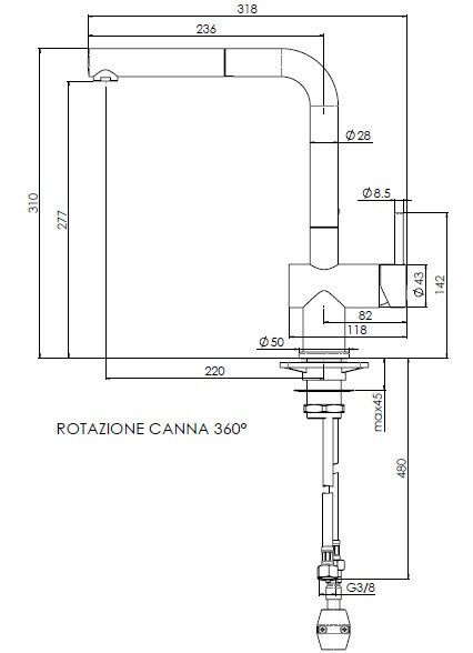 Reginox R31643  keukenkraan afbeelding 5