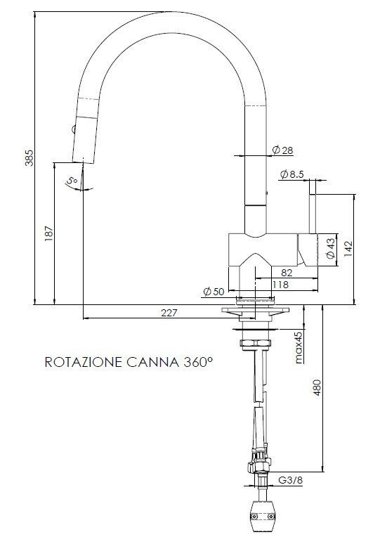 Reginox keukenkraan R31667 afbeelding 3