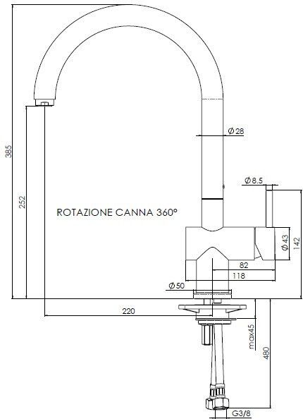 Reginox keukenkraan  R31704 afbeelding 4
