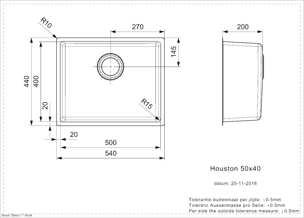 Reginox R32855  spoelbak afbeelding 5