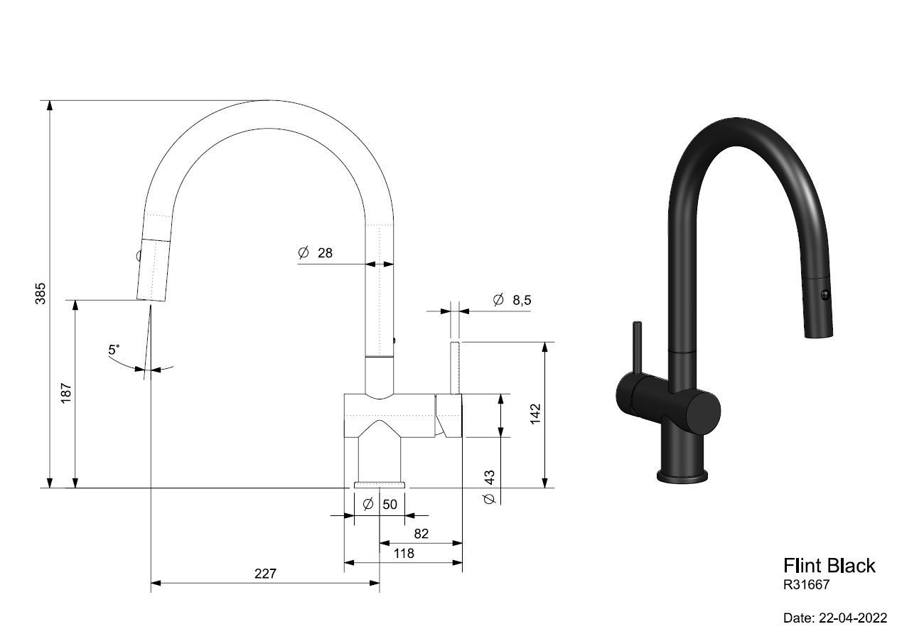 Reginox R37416  keukenkraan afbeelding 5