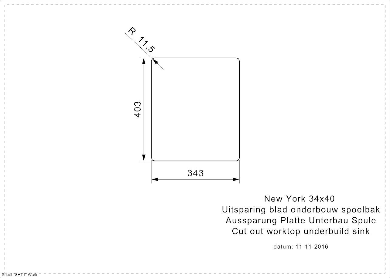 Reginox R39335  spoelbak afbeelding 5