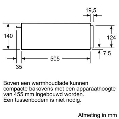 Siemens warmhoudlade BI510CNR0 afbeelding 3