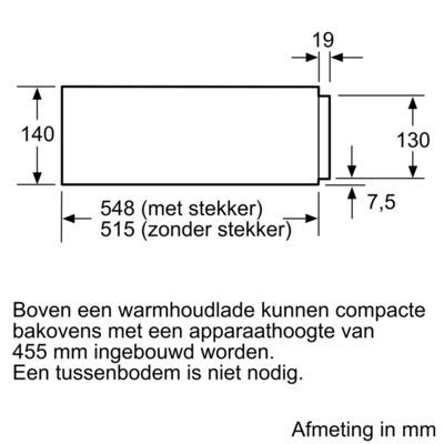 Siemens BI830CNB1  warmhoudlade afbeelding 5