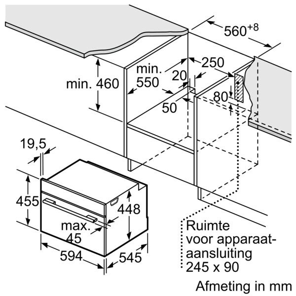Siemens CE932GXB1 inbouw magnetron afbeelding 5