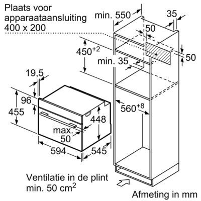 Siemens CP465AGB0 inbouw magnetron afbeelding 5