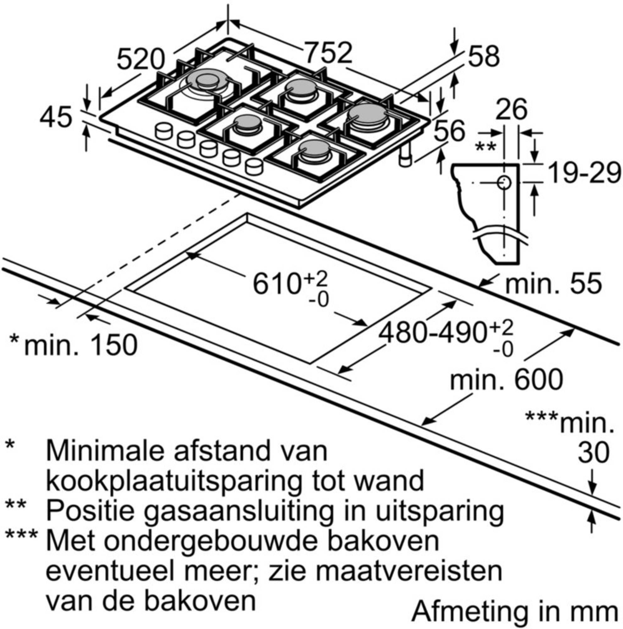 Siemens EP7A6SB21N inbouw kookplaat afbeelding 5