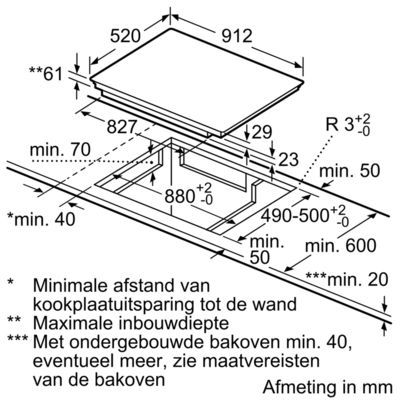 Siemens EZ977KZY1E inbouw kookplaat afbeelding 5