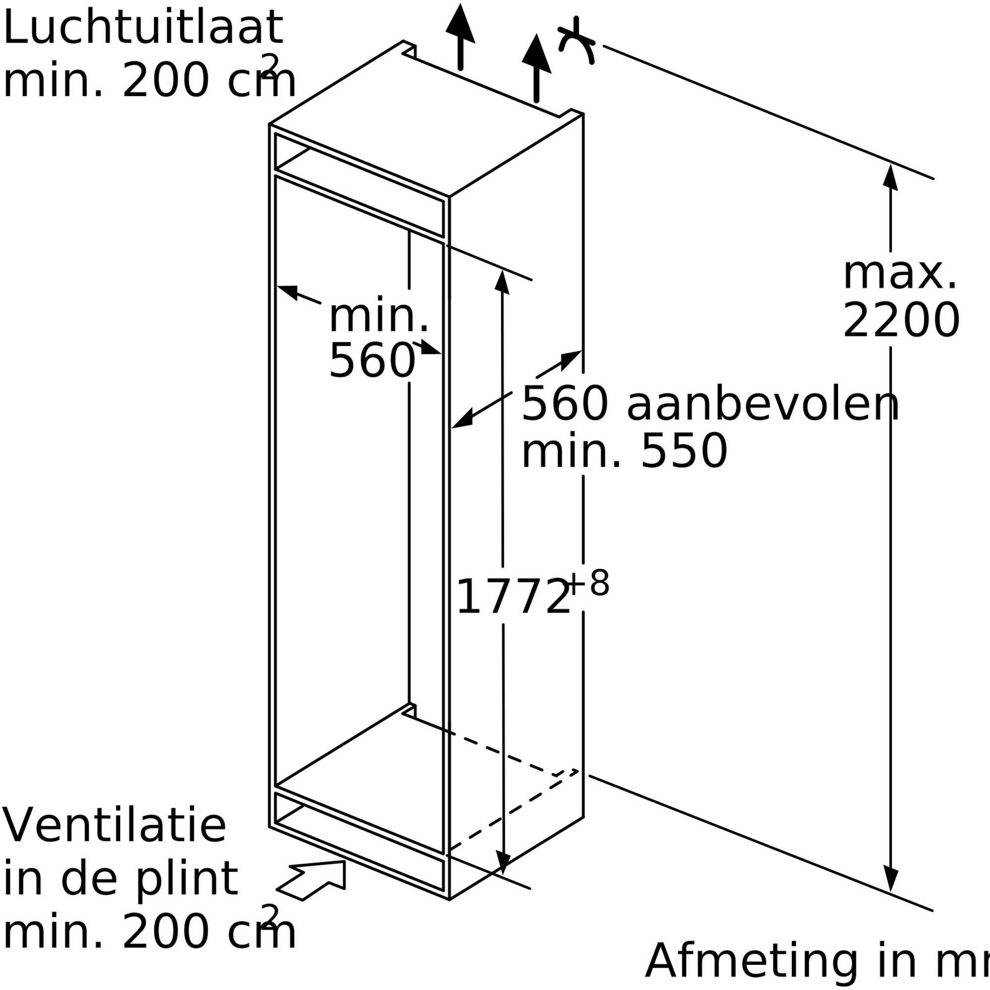 Siemens vriezer inbouw GI81NACE0 afbeelding 4