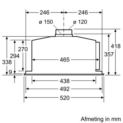 Siemens afzuigkap LB59584M afbeelding 3