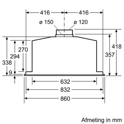 Siemens afzuigkap  LB89585M afbeelding 4