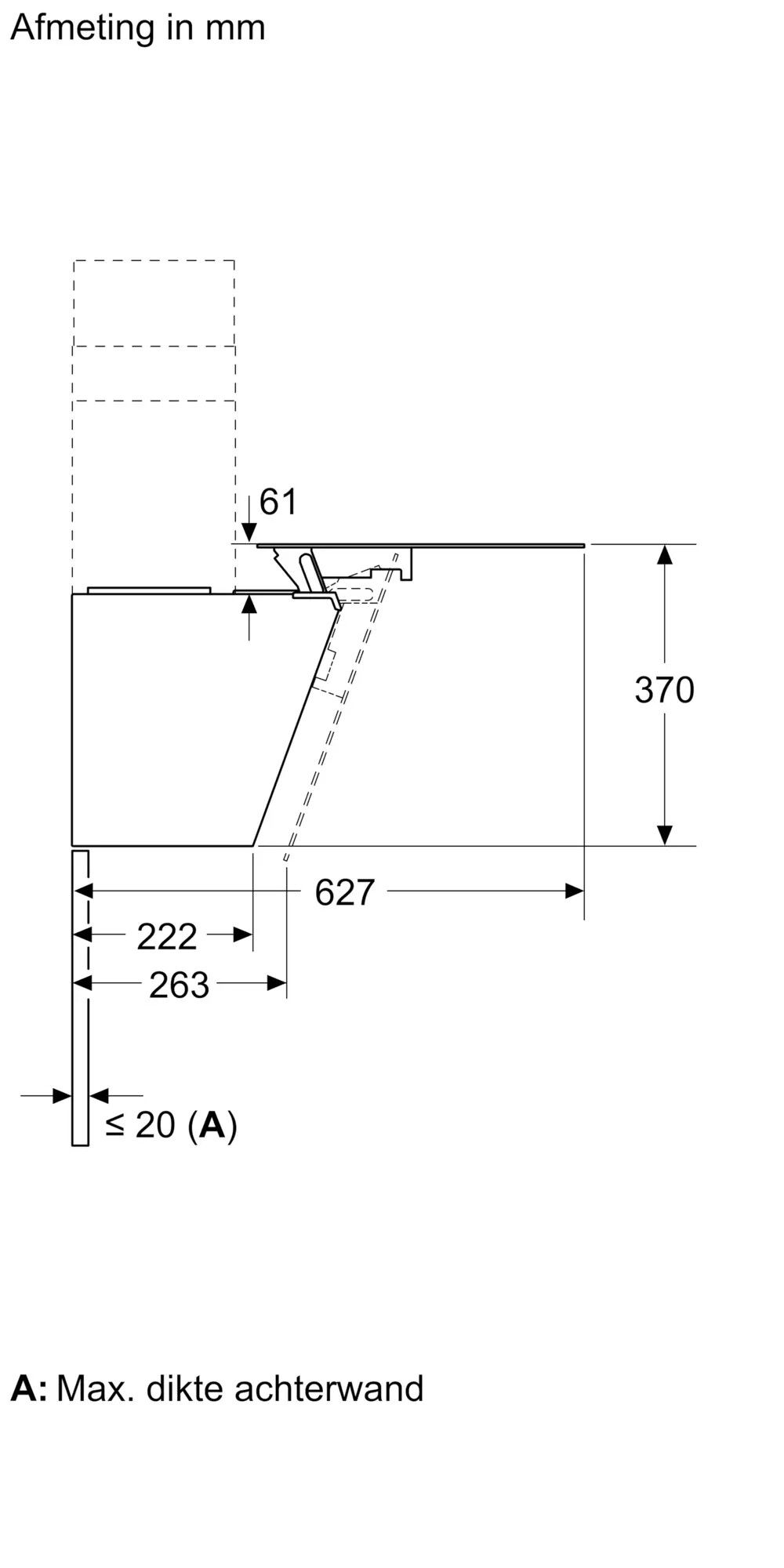 Siemens LC85KDF6K  afzuigkap afbeelding 6