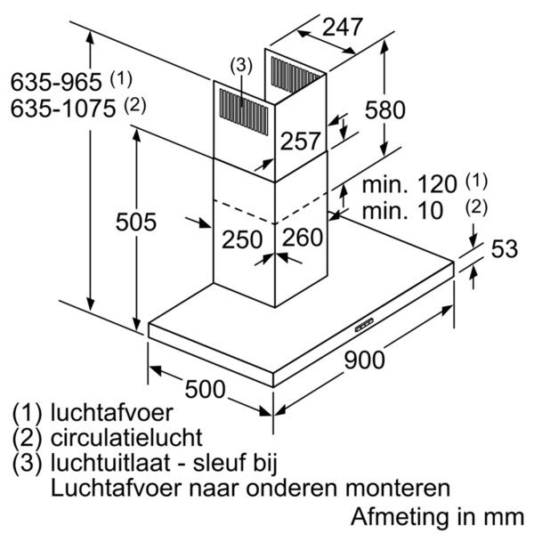 Siemens afzuigkap LC96BBC60 afbeelding 3
