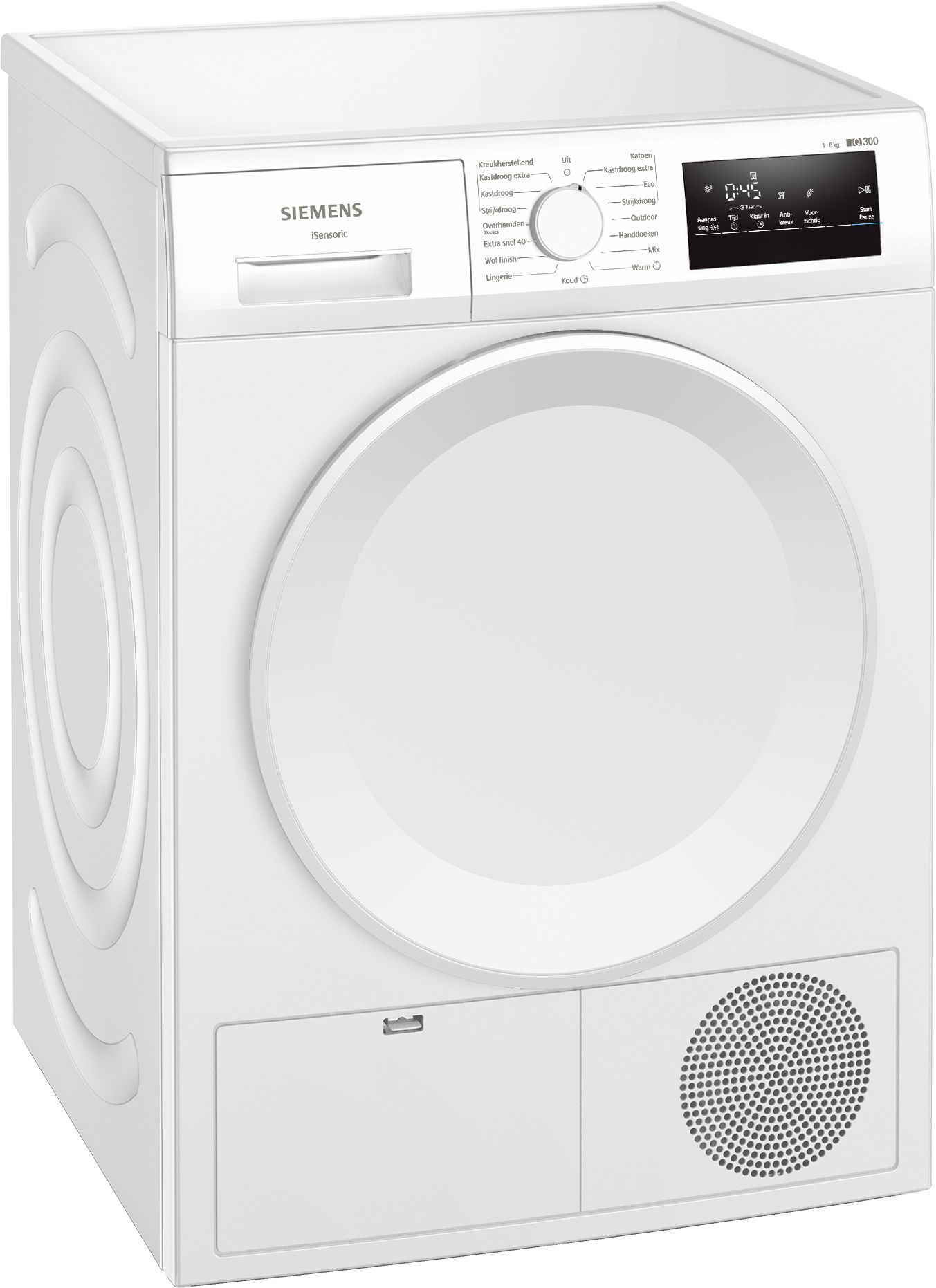 Siemens wasdroger  WT43H00SNL afbeelding 4