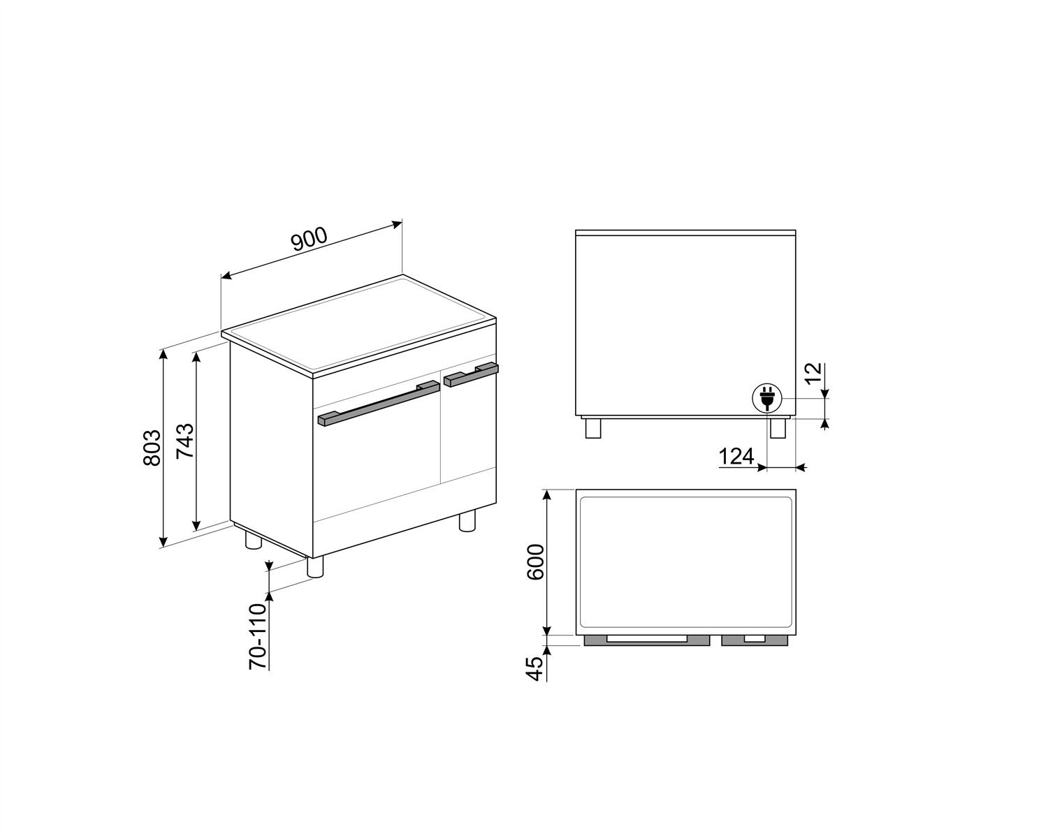 Smeg fornuis CPF92IMX afbeelding 3