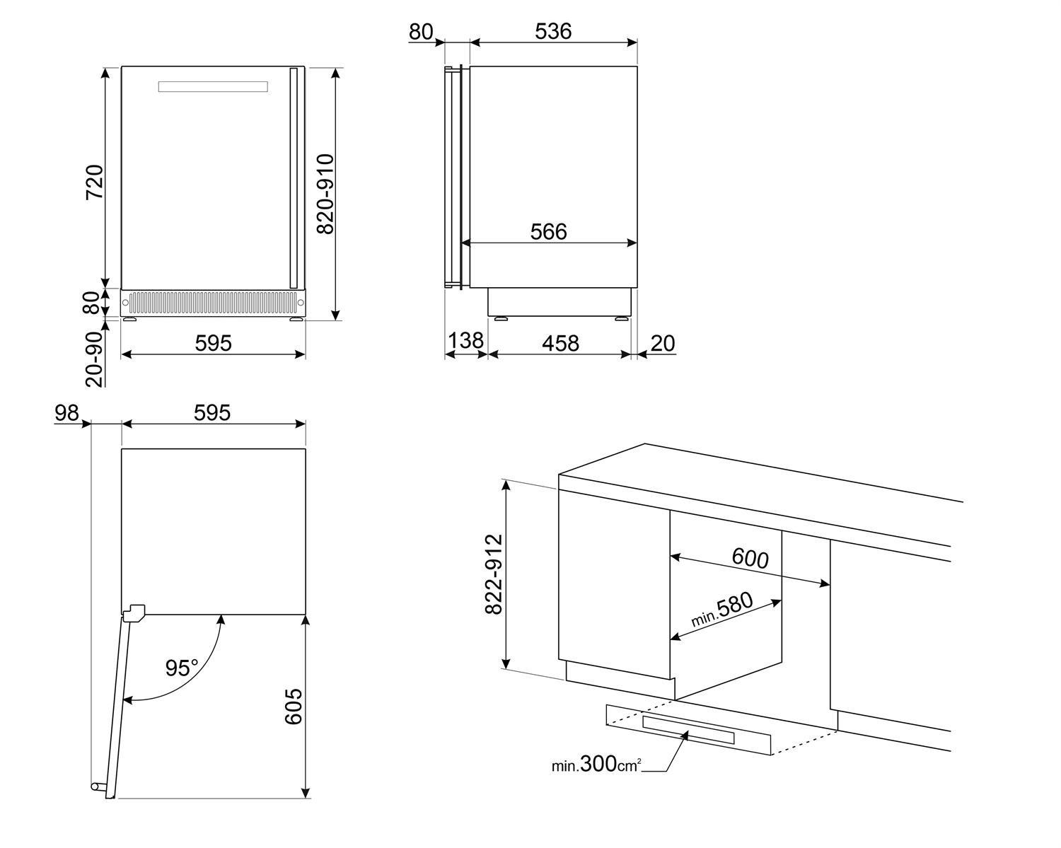 Smeg wijnkast CVI138RG afbeelding 3