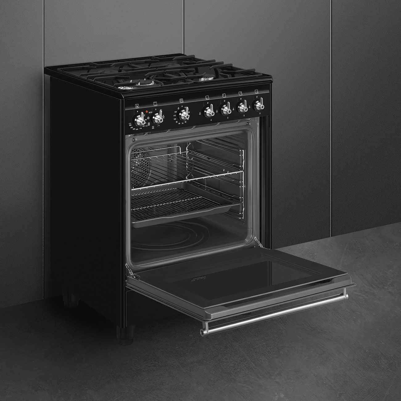 Smeg fornuis CX61GMBLNLK afbeelding 3