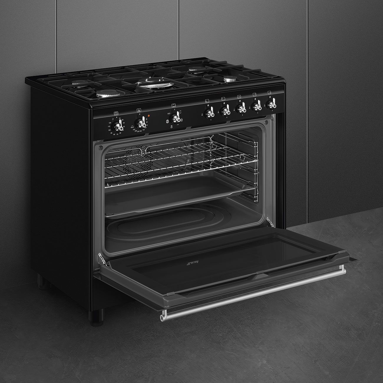 Smeg fornuis CX91GMBLNLK afbeelding 3