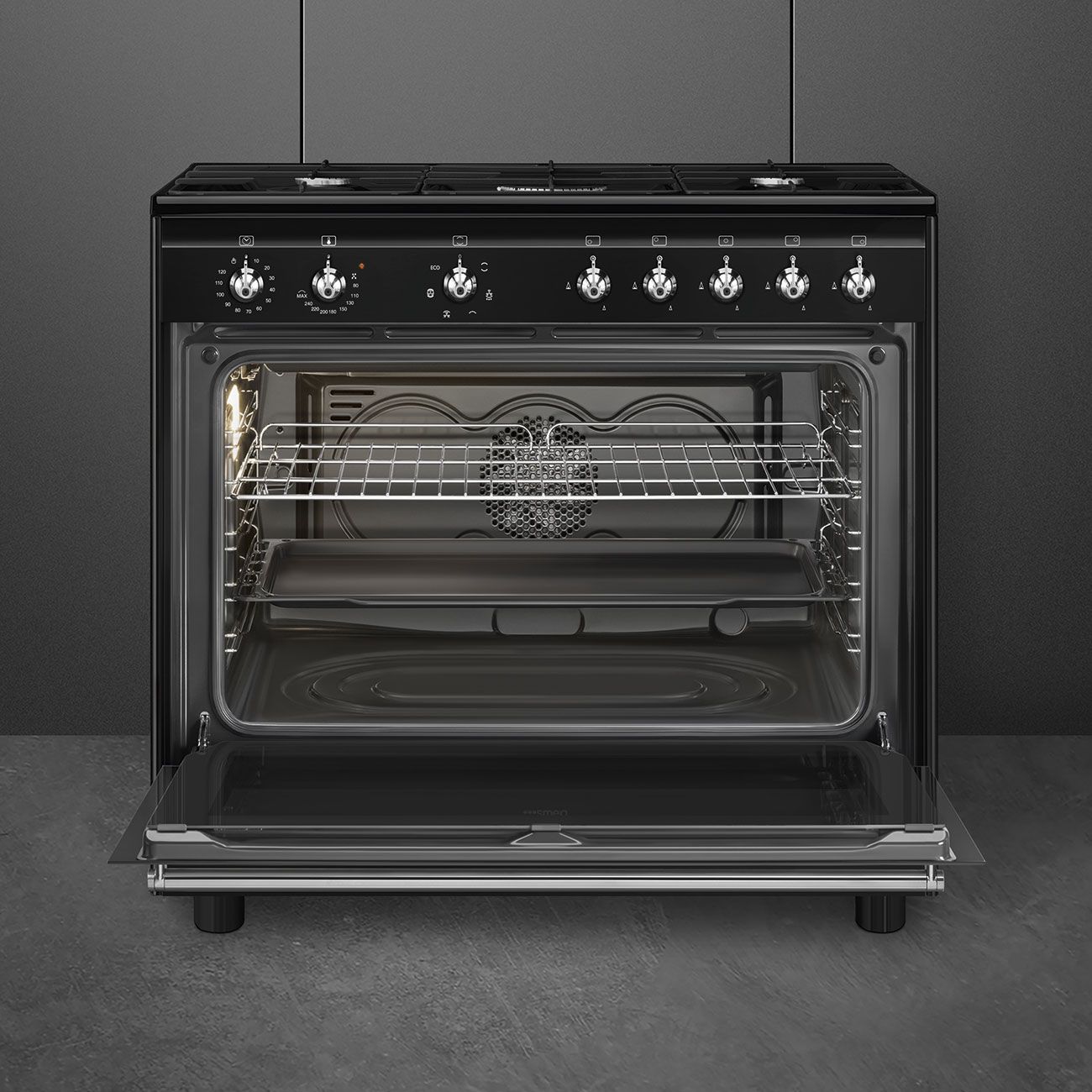 Smeg CX91GMBLNLK  fornuis afbeelding 5