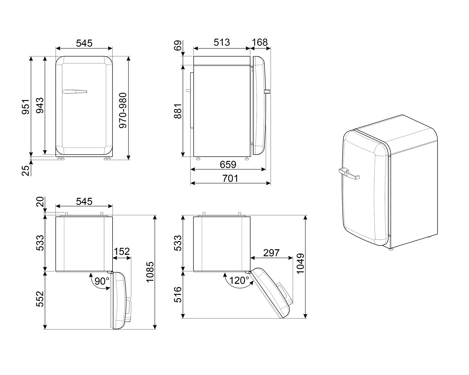 FAB10RDSN6 van Smeg afbeelding 6