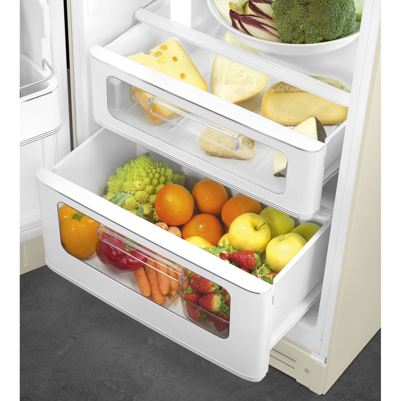 Smeg FAB30LCR6 vrijstaand koelkast afbeelding 5