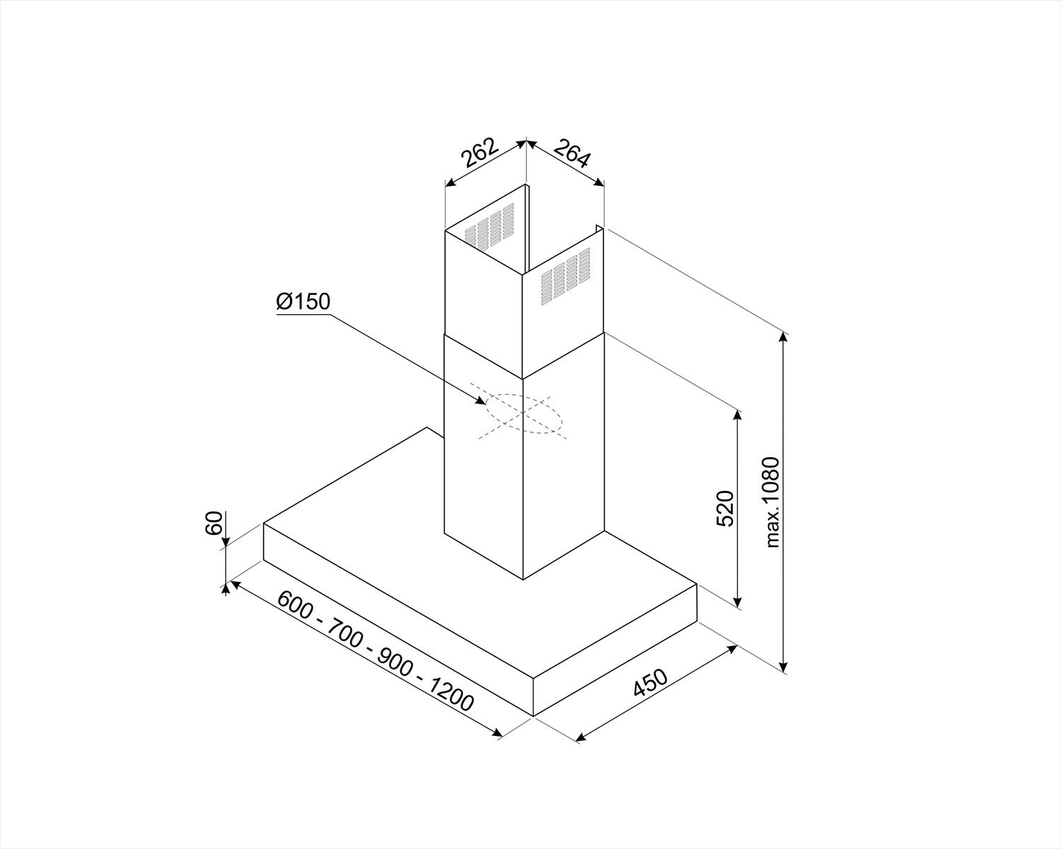 Smeg afzuigkap  KBT600MB afbeelding 4