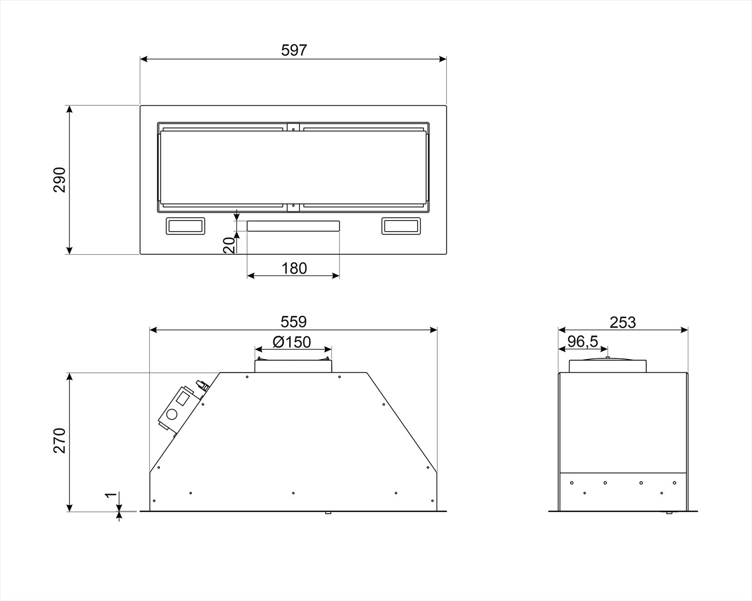 Smeg afzuigkap KSG6P4MB afbeelding 3