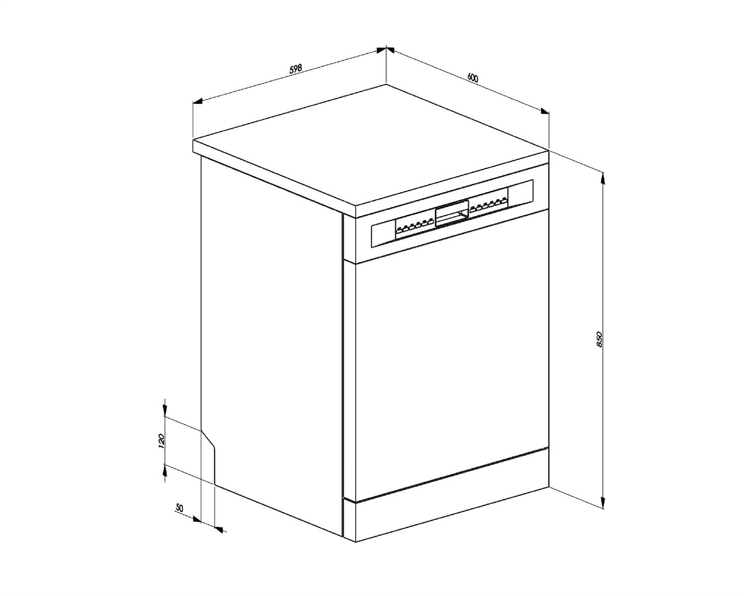 LVS254CX Smeg afbeelding 2