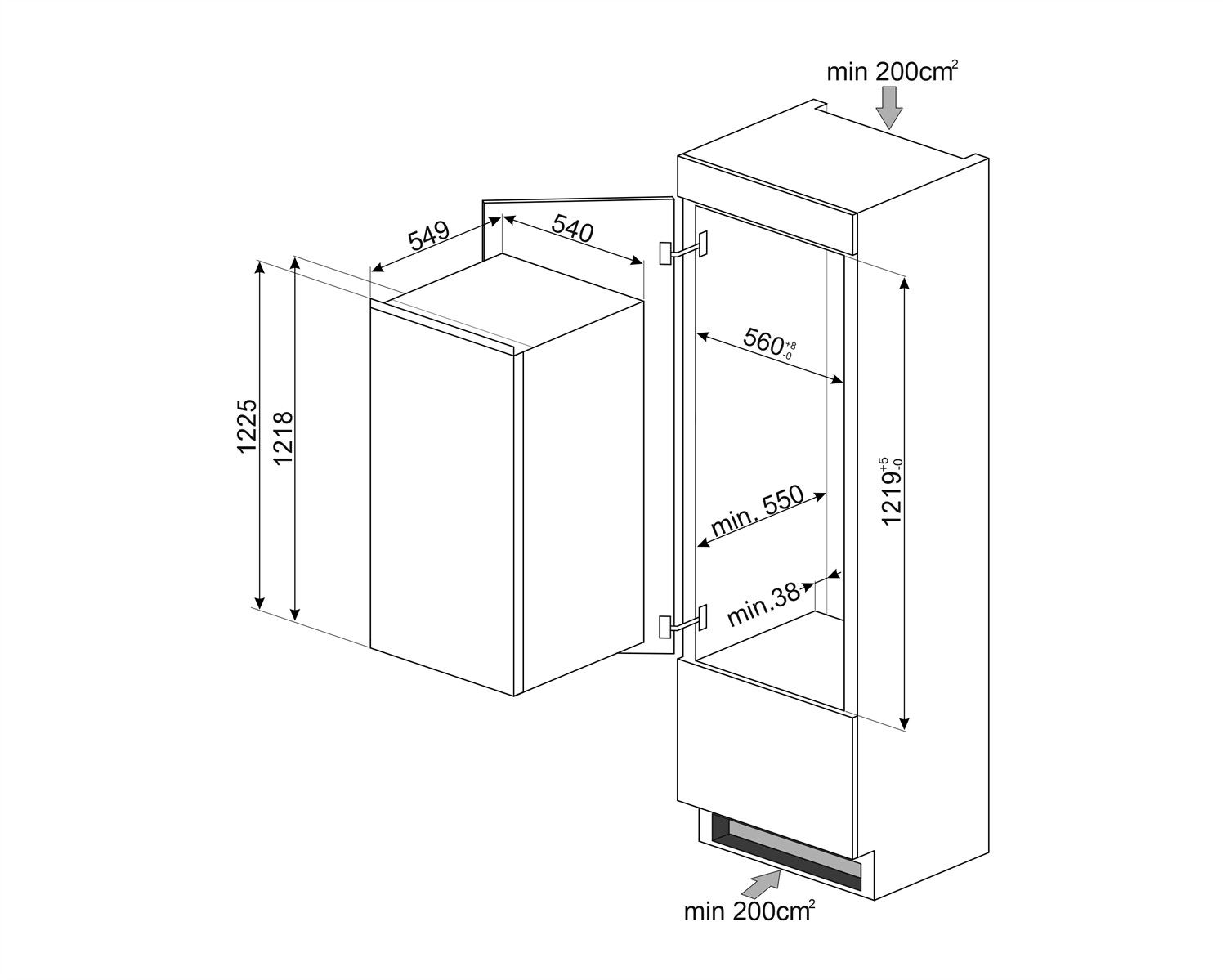 S4C122F Smeg afbeelding 2