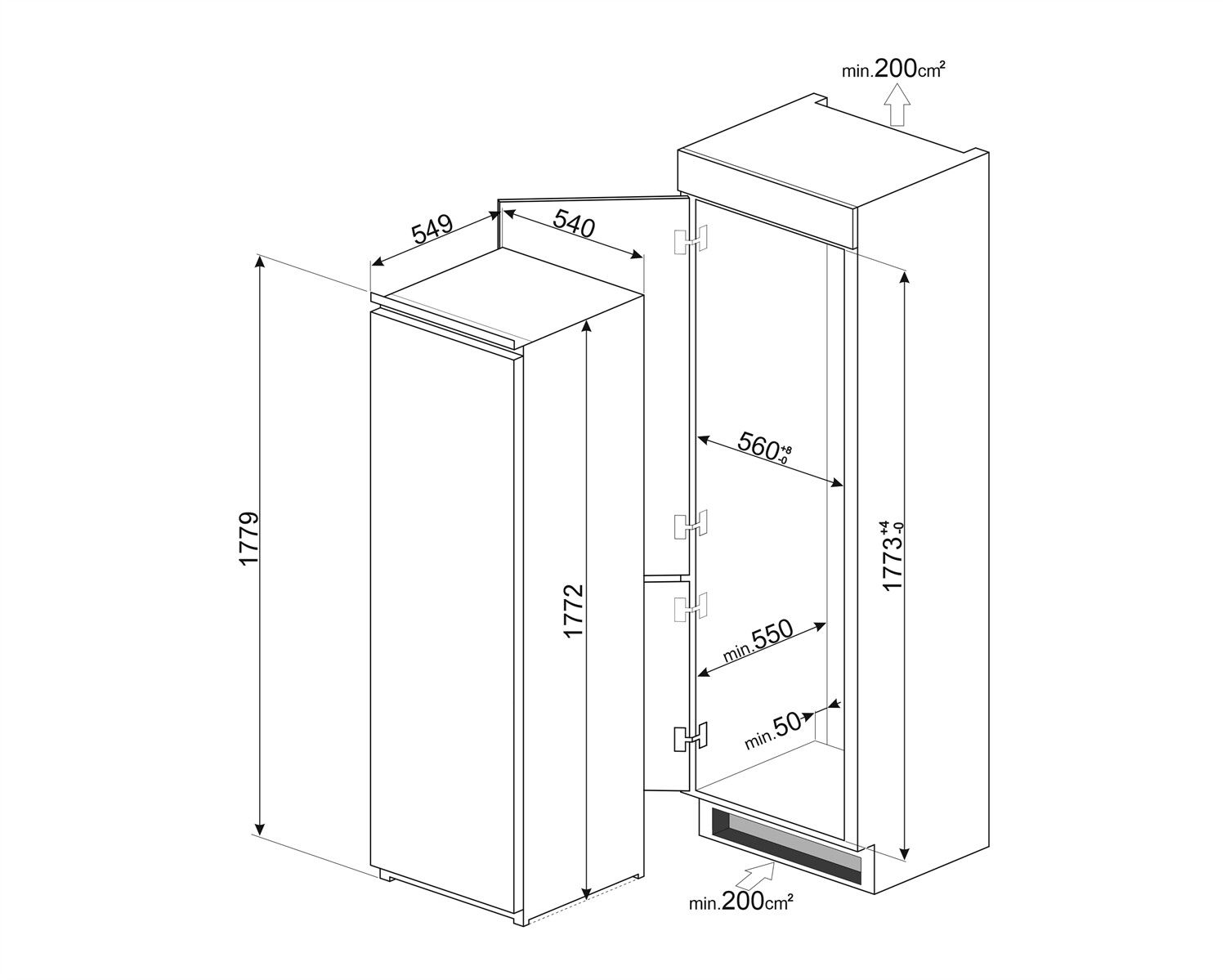 S8L1743E Smeg afbeelding 2