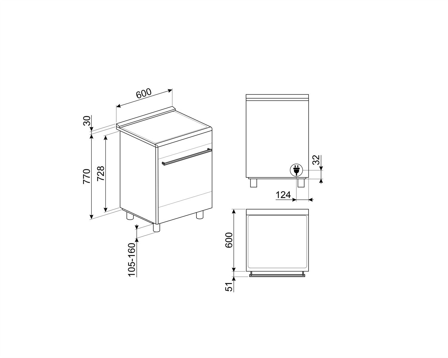 SCB61PIN9 Smeg afbeelding 2