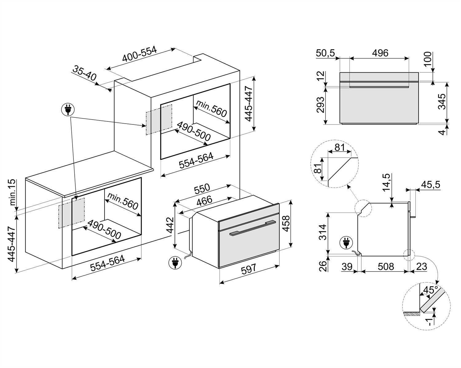 SF4101MCNO Smeg afbeelding 2