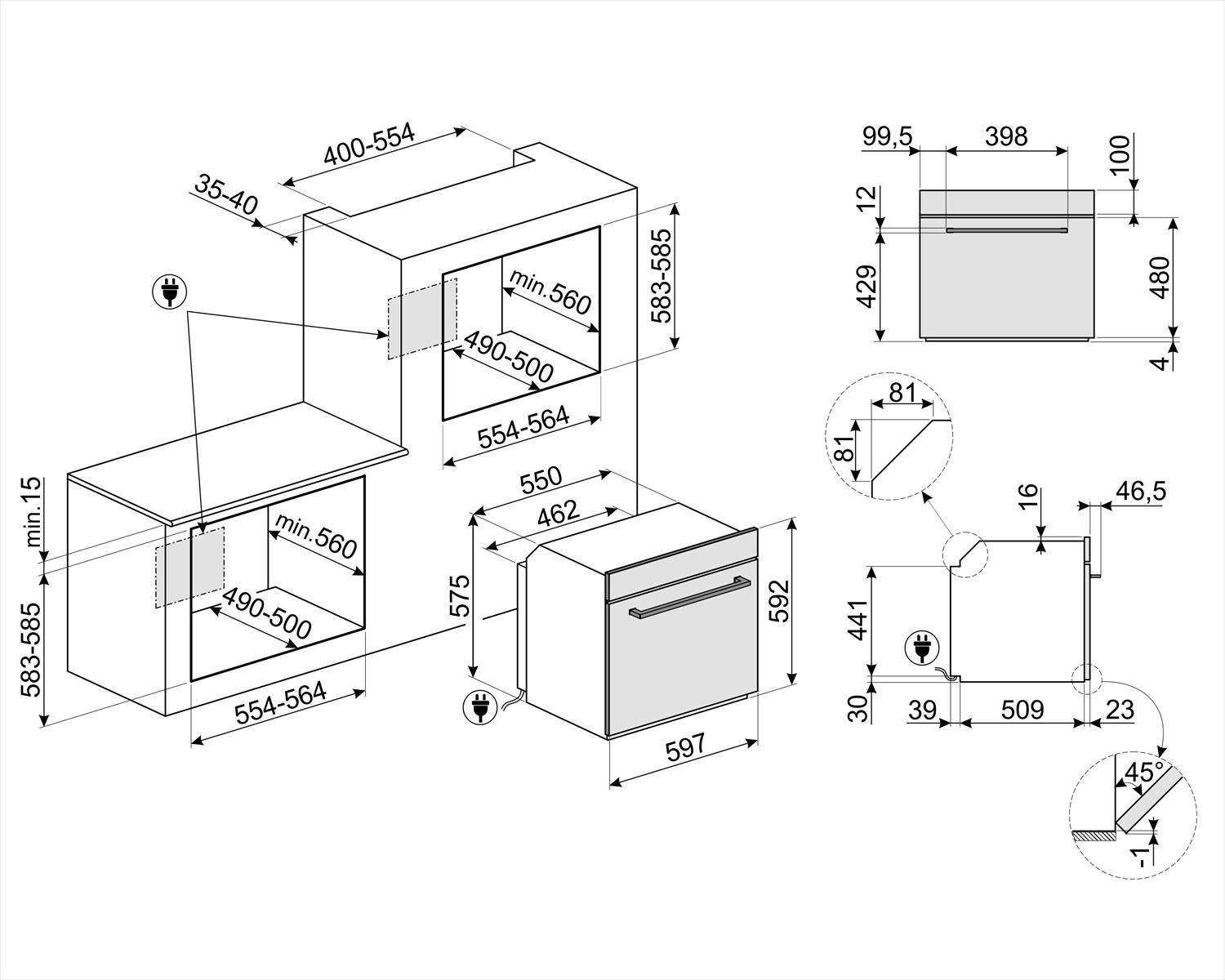 SFP64MOX Smeg afbeelding 2