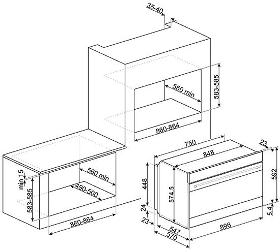 SFP9395X1 van Smeg afbeelding 6