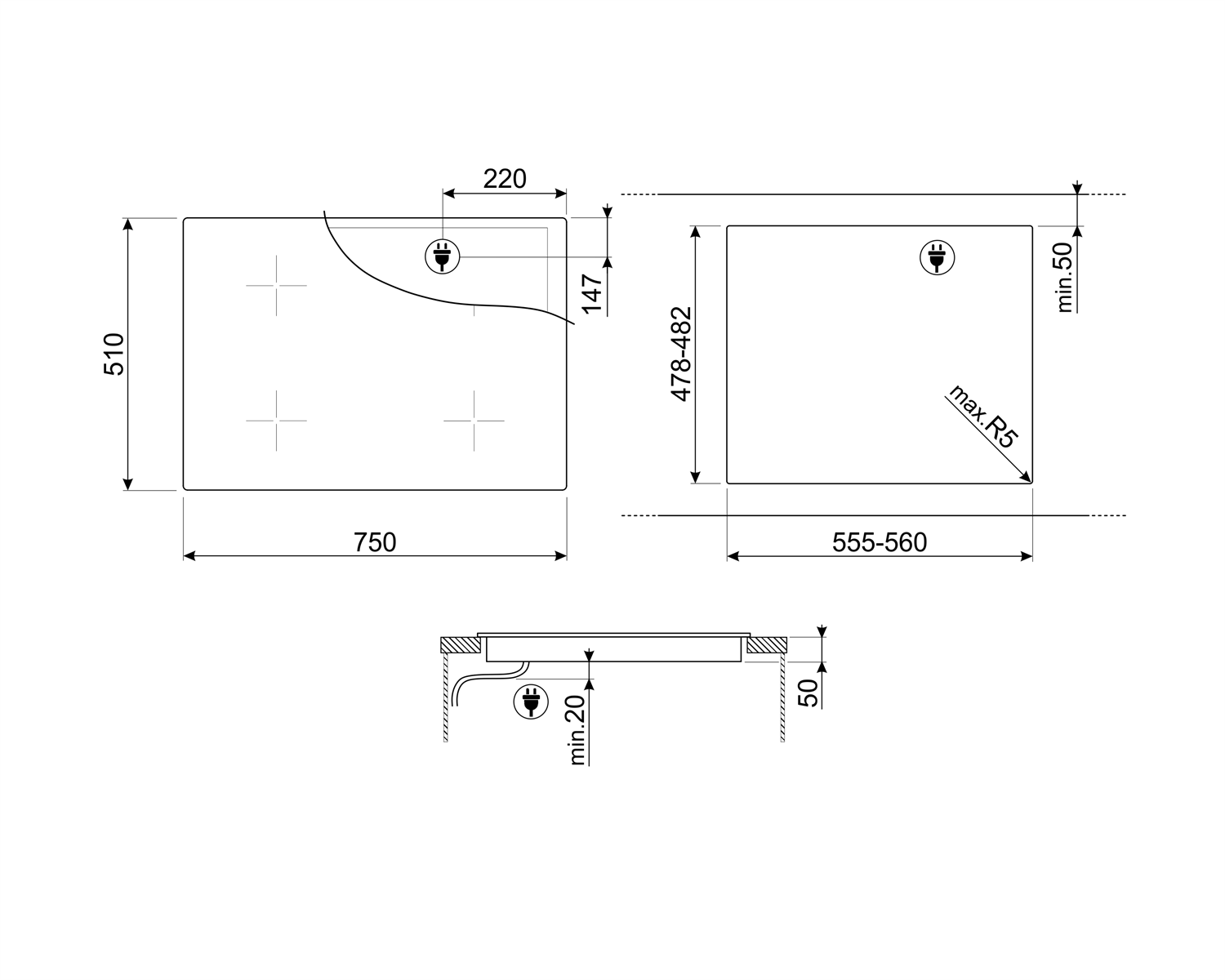 SI1M4744D Smeg afbeelding 2
