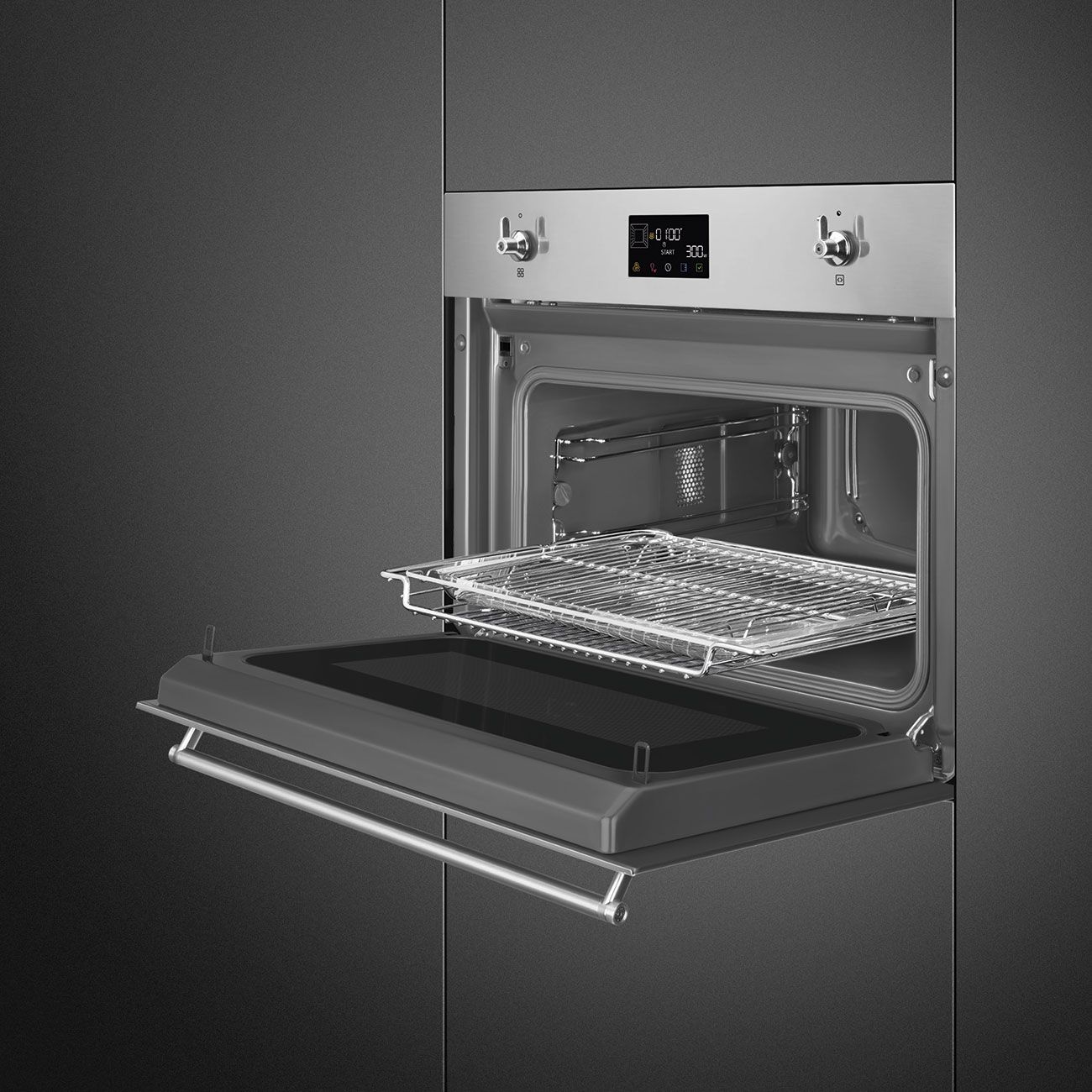 Smeg SO4302M1X inbouw magnetron afbeelding 5